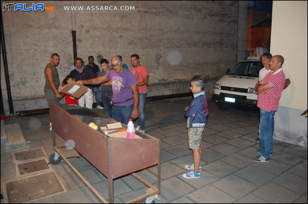 Cena " arrusti e mangia " Luglio 2014