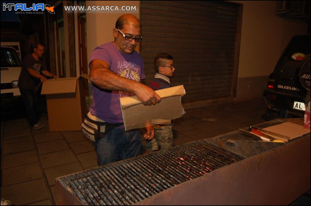 Cena " arrusti e mangia " Luglio 2014