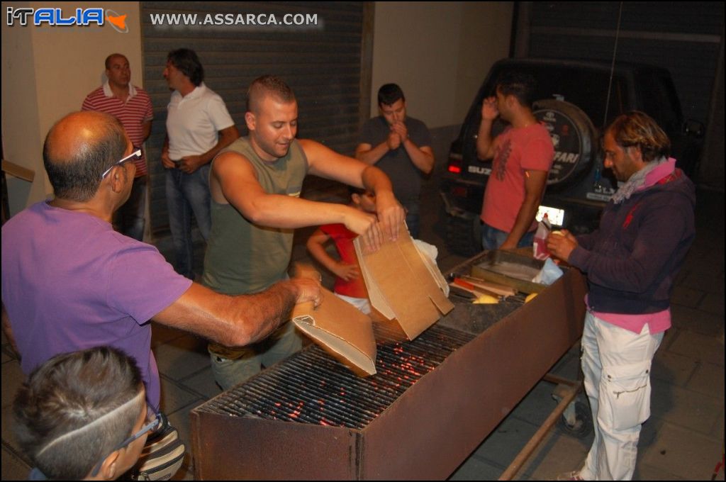 Cena " arrusti e mangia " Luglio 2014