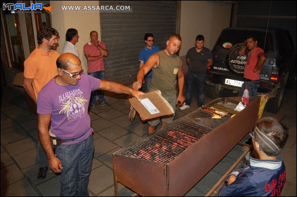 Cena " arrusti e mangia " Luglio 2014