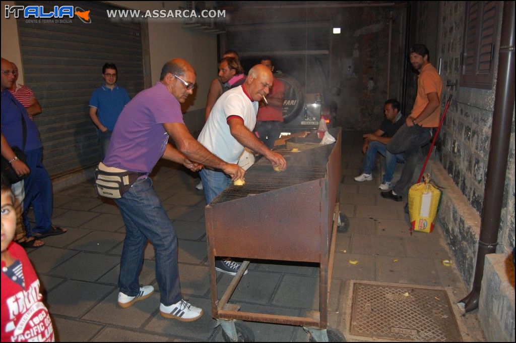 Cena " arrusti e mangia " Luglio 2014