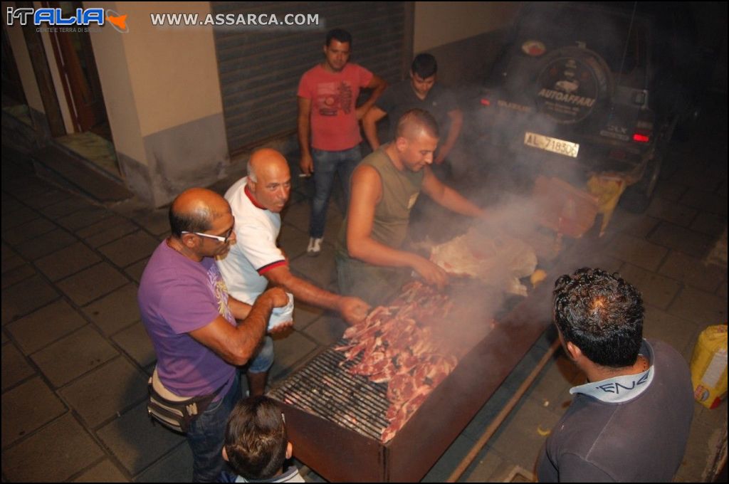 Cena " arrusti e mangia " Luglio 2014