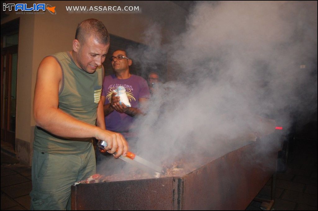 Cena " arrusti e mangia " Luglio 2014