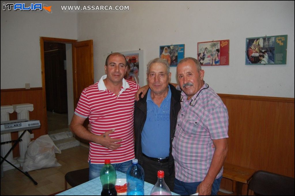 Zio Peppino con i nipoti Turi e Luigi