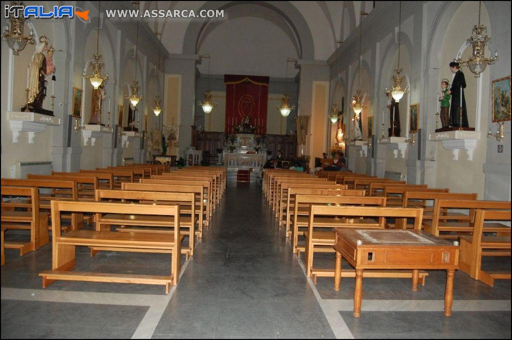 Interno chiesa S.Anna