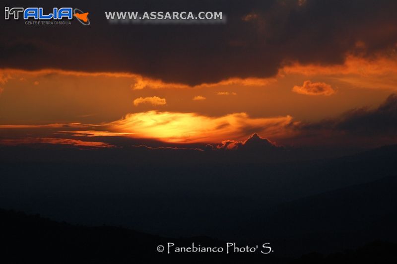 Tramonto del 25/11/2012 visto da Malvagna