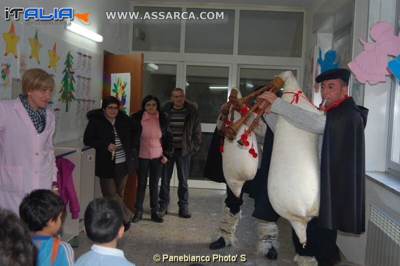 MALVAGNA - Presepe vivente Scuola materna ed Elementare