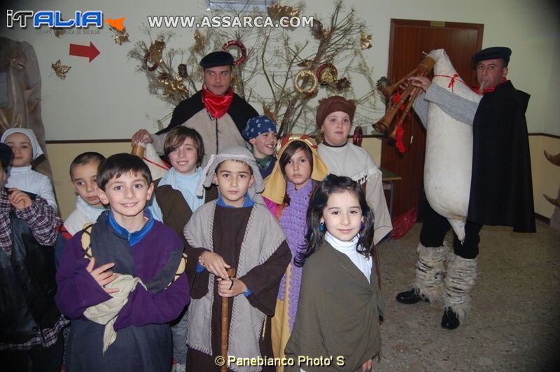 MALVAGNA - Presepe vivente Scuola materna ed Elementare