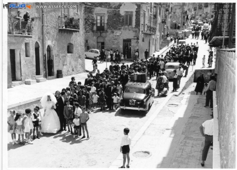 Corteo nuziale anni 60