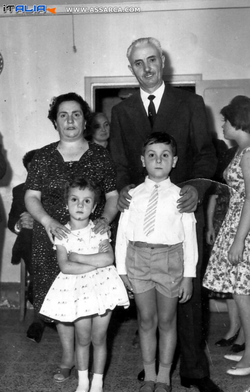 Foto di famiglia  18 ottobre 1961