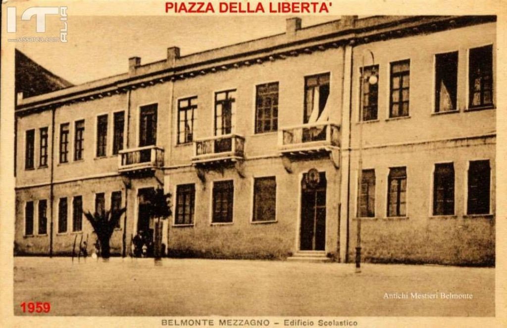 EDIFICIO SCOLASTICO E MUNICIPIO ANNO 1959