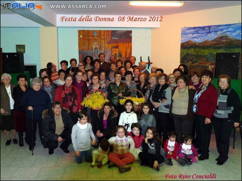 Festa delle Donne anno 2012 presso il Centro Diurno C.da Bordone