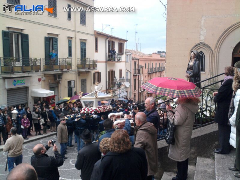 PROCESSIONE DEL VENERDI SANTO 2011 L`INCONTRO