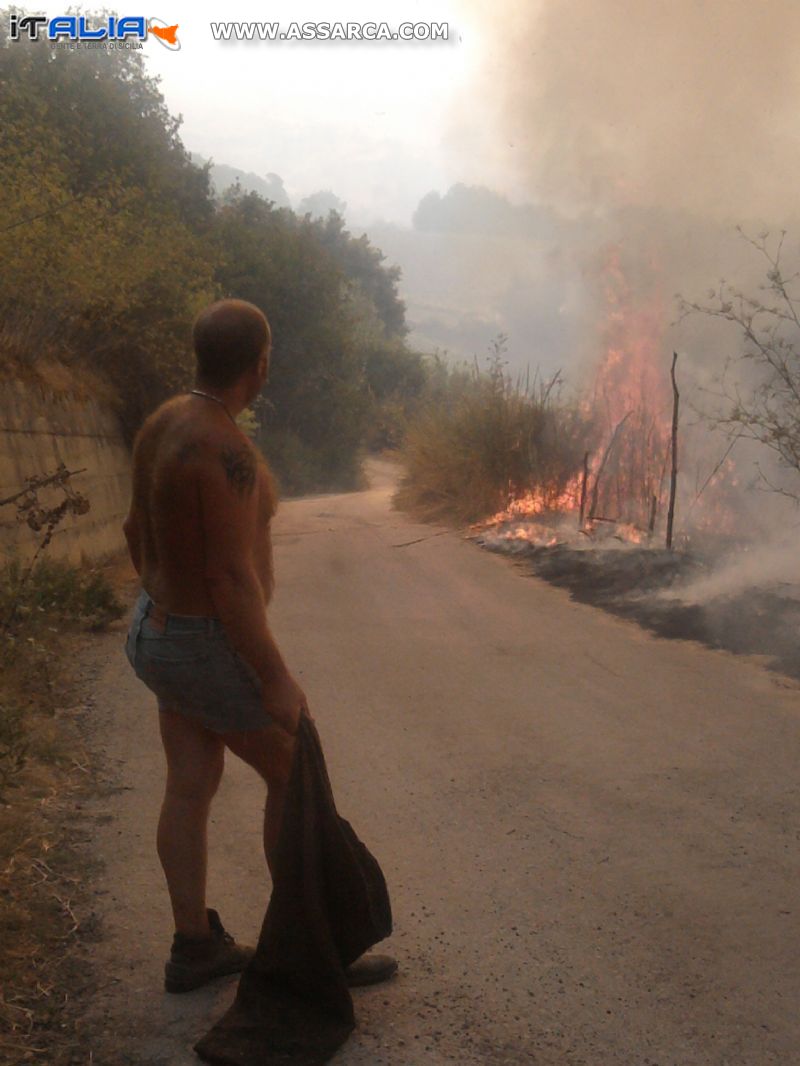 c`èro anchio oggi a spegnere il fuoco..