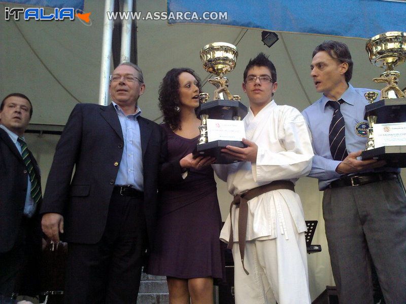 Il campione di Karate Alessandro Facella