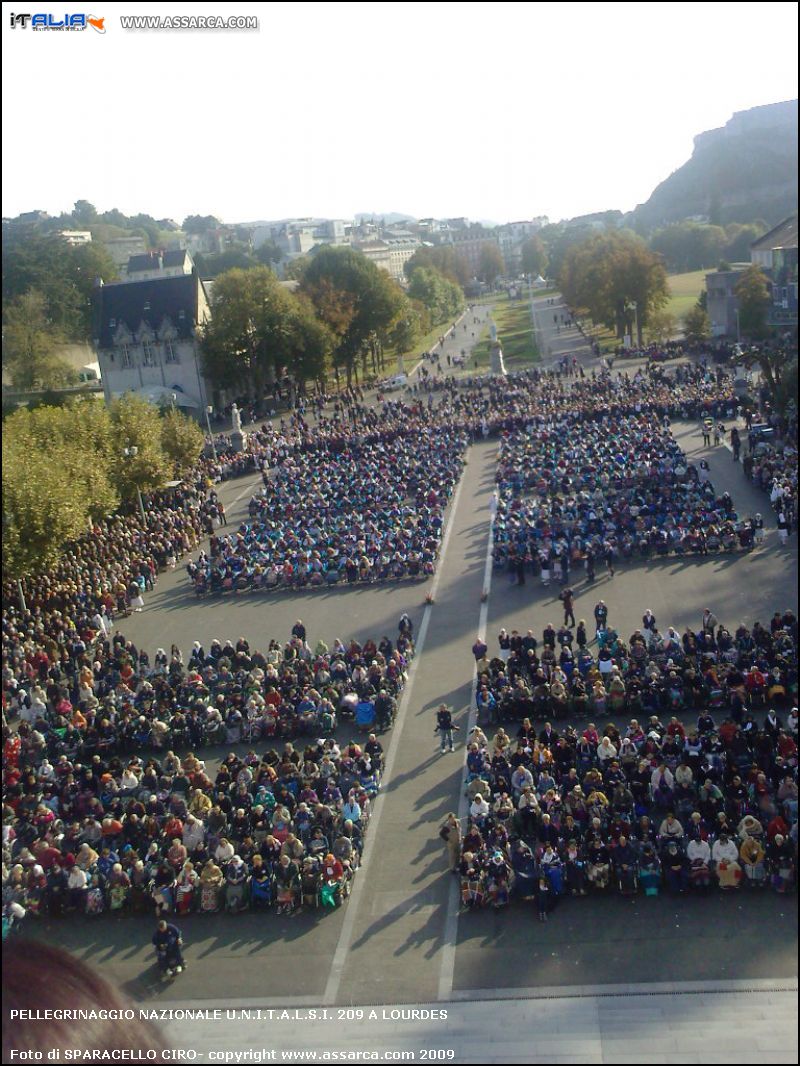 PELLEGRINAGGIO NAZIONALE U.N.I.T.A.L.S.I. 209 A LOURDES