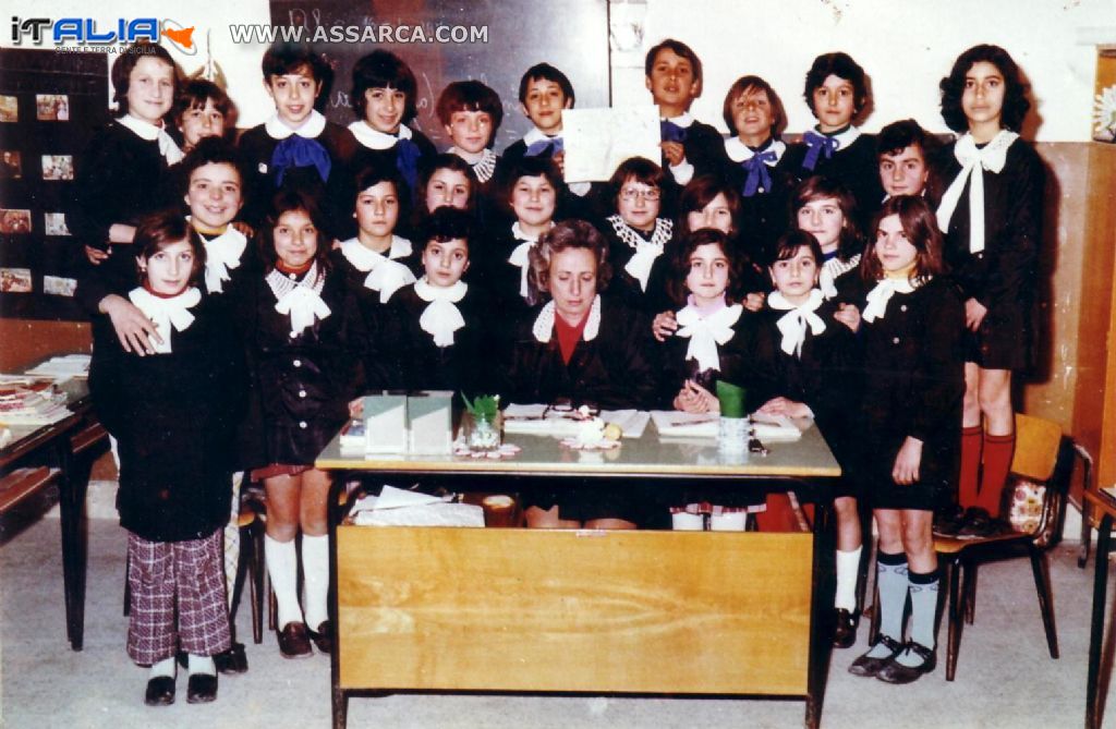 Classe 5^ elementare - Anno scolastico 1972/73