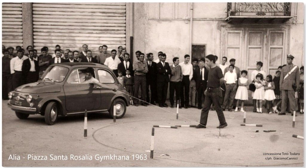 Alia - Piazza Santa Rosalia - Gymkhana  1963