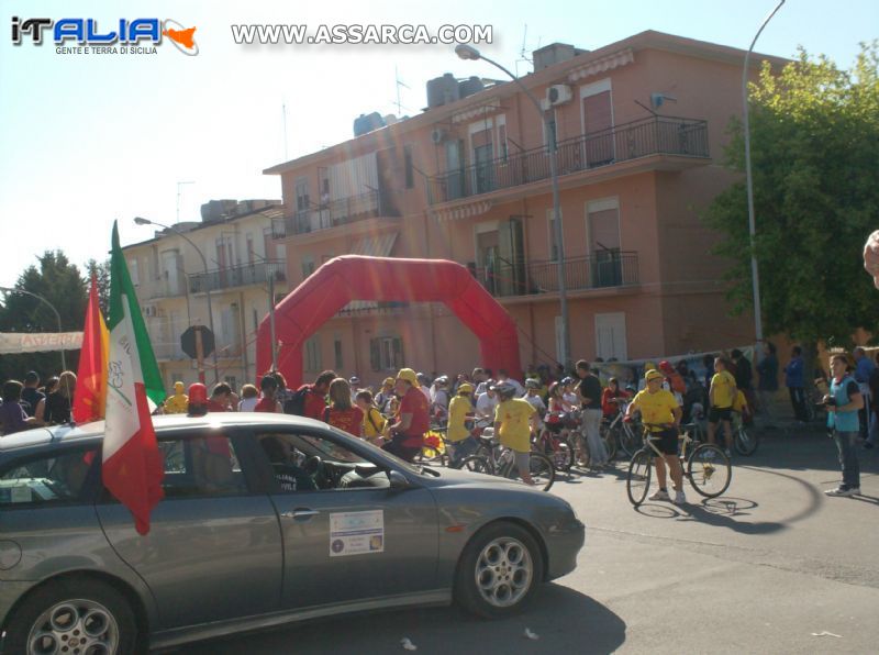 partenza da san cataldo x la passeggiata in bici