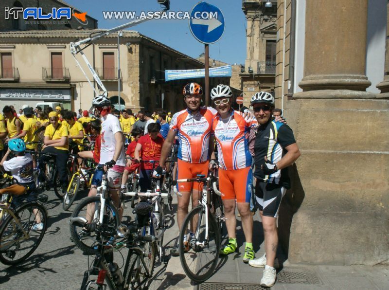 arrivo a caltanissetta in bici