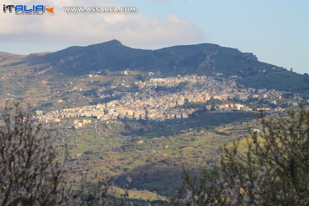 Alia vista da Roccapalumba