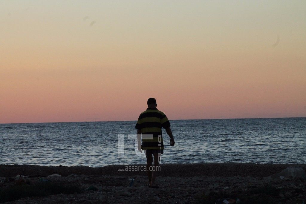 Tramonto in spiaggia