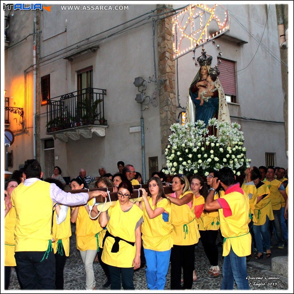 Processione - Madonna Delle Grazie - Alia 2 Luglio 2015