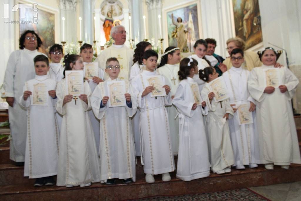 La prima comunione,Chiesa di Sant`Anna 6 maggio 2018