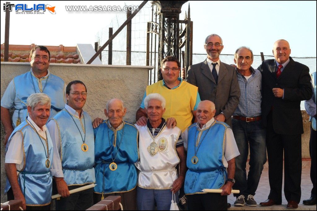 foto di gruppo Prima della processione