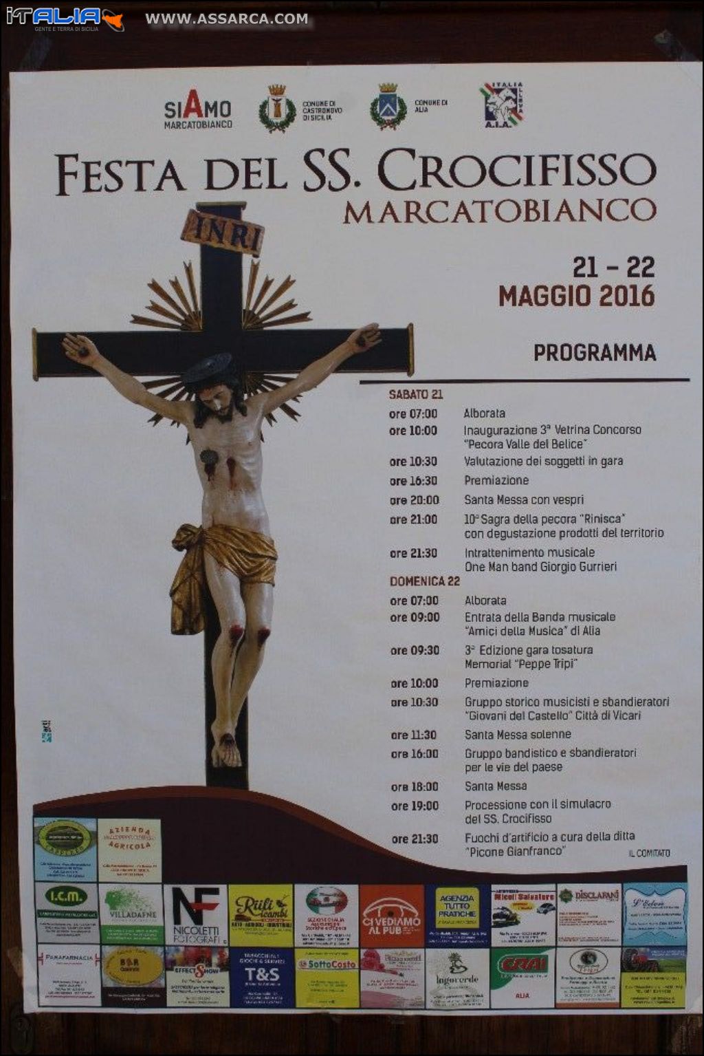 Il programma della festa