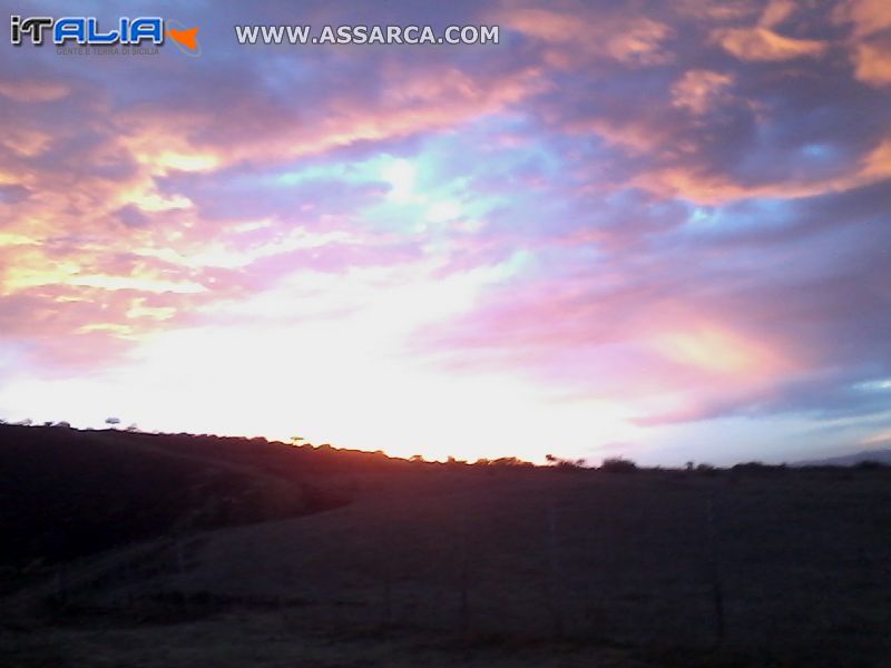 un`alba stupendamente bella.