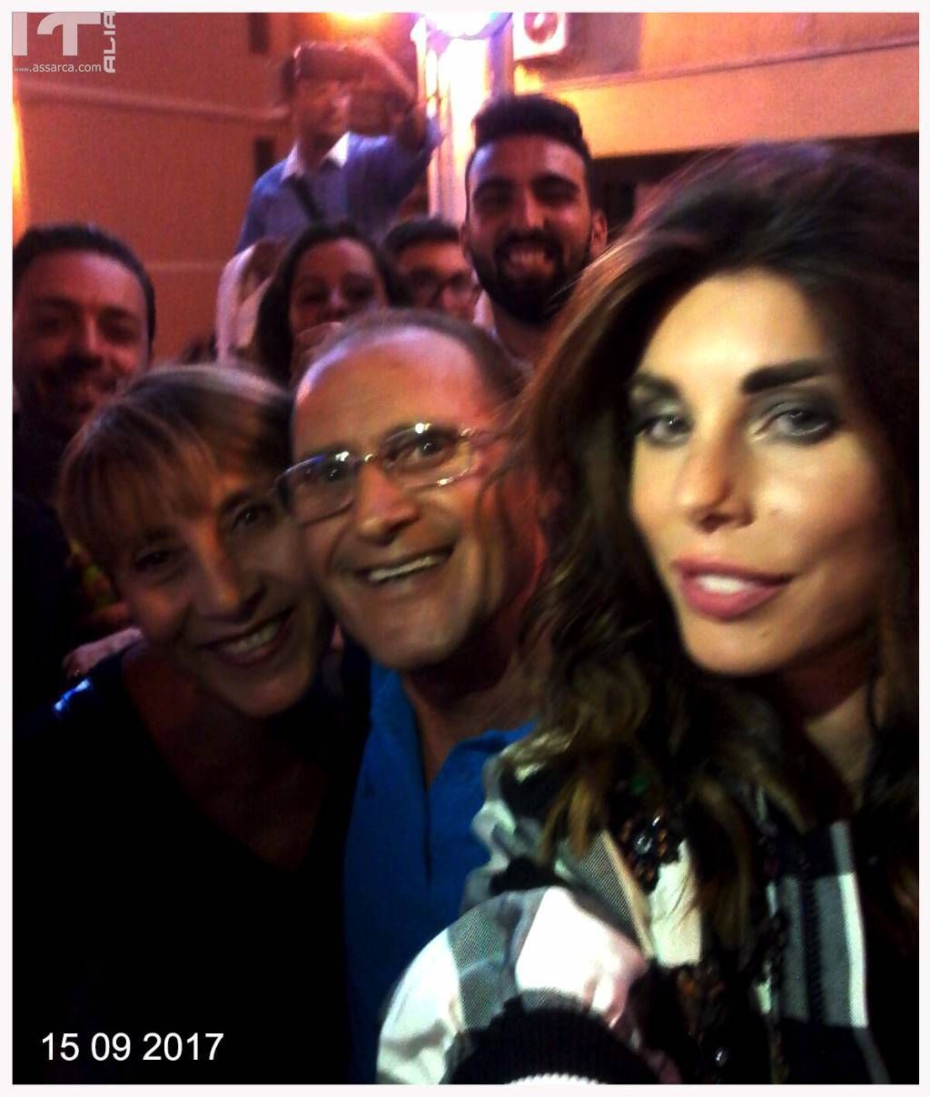 Selfie con Bianca Atzei