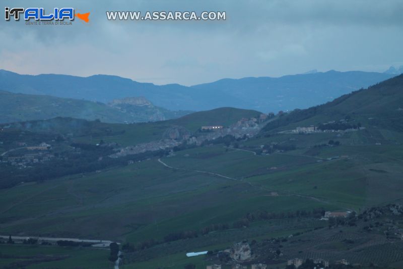 Roccapalumba vista da Alia