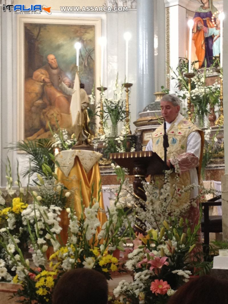 Mons. Salvatore Mormino Parroco della Comunità Ecclesiale di Alia