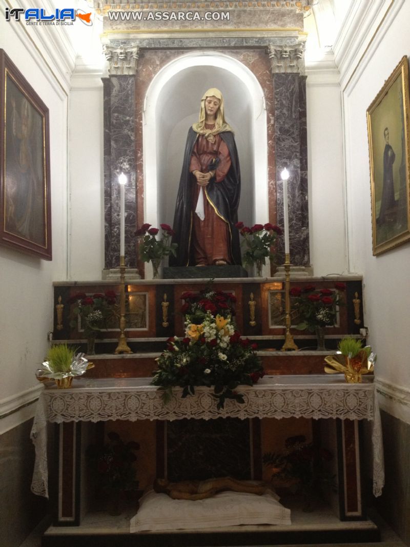 Altare Maria SS. Addolorata-Chiesa Sant`Anna