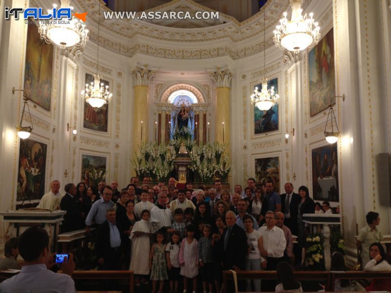 1 Luglio 2013 Celebrazione Eucaristica con la partecipazione delle coppie di sposi