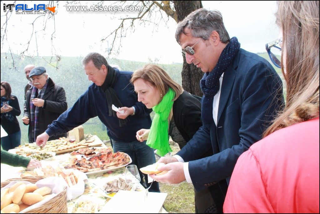 grande abbuffata a villa san`Elena