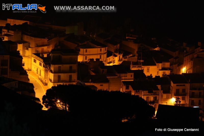 Quartiere Acqualunga di notte