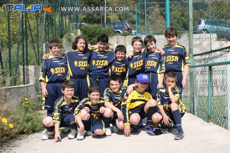 giovani aliesi al torneo di calcio di Castronovo