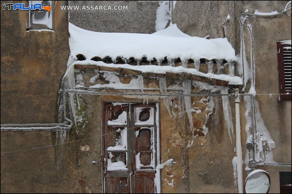 l`ultima nevicata ad Alia fine 2014 inizio 2015