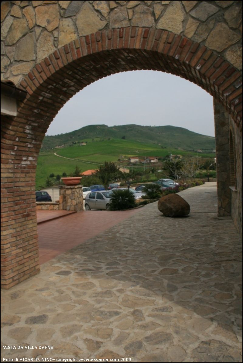 vista da villa dafne