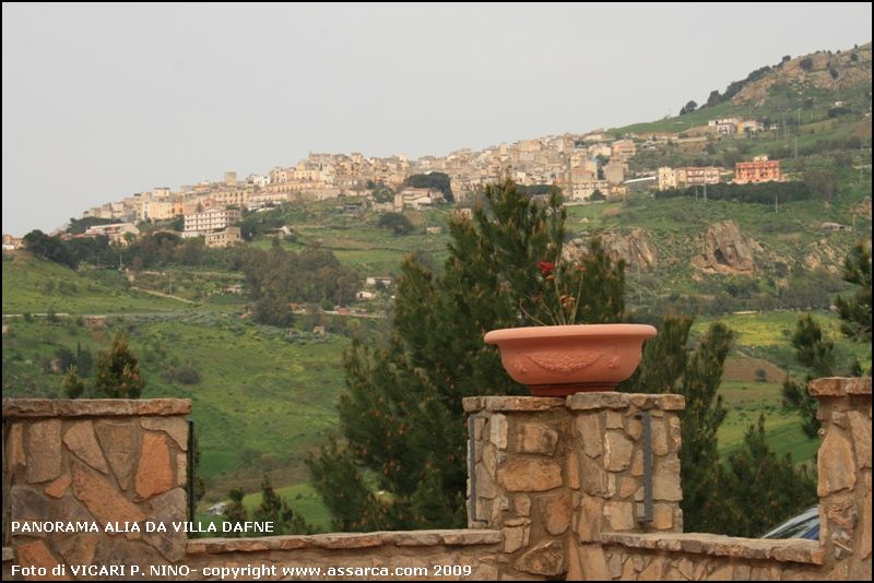 panorama alia da villa dafne