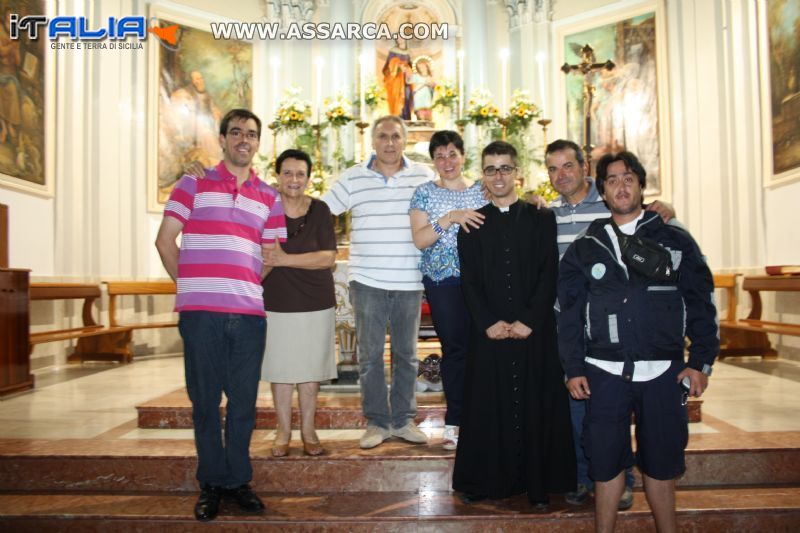 Foto di gruppo fine processione sant`Anna 2011