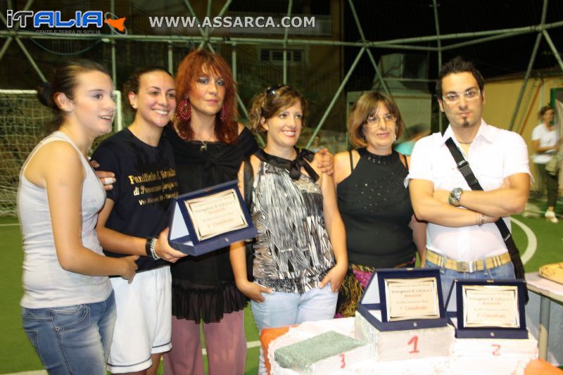 premiazione calcetto femminile