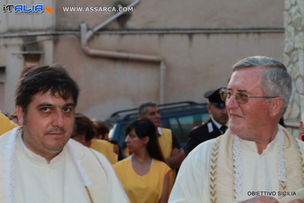 Padre Nino Vicari e Padre Cosimo D`amico