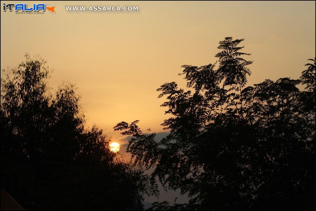 Tramonto del 08 settembre 2012   ore 19,00 circa