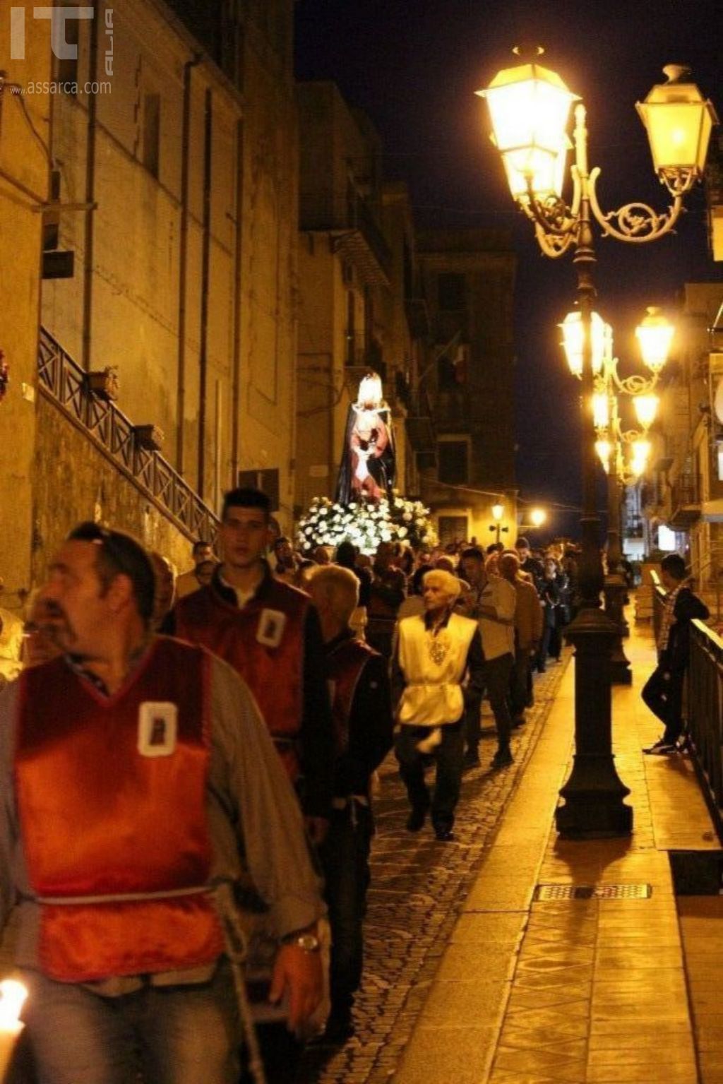 Attimo della processione di Maria Addolorata, 2016