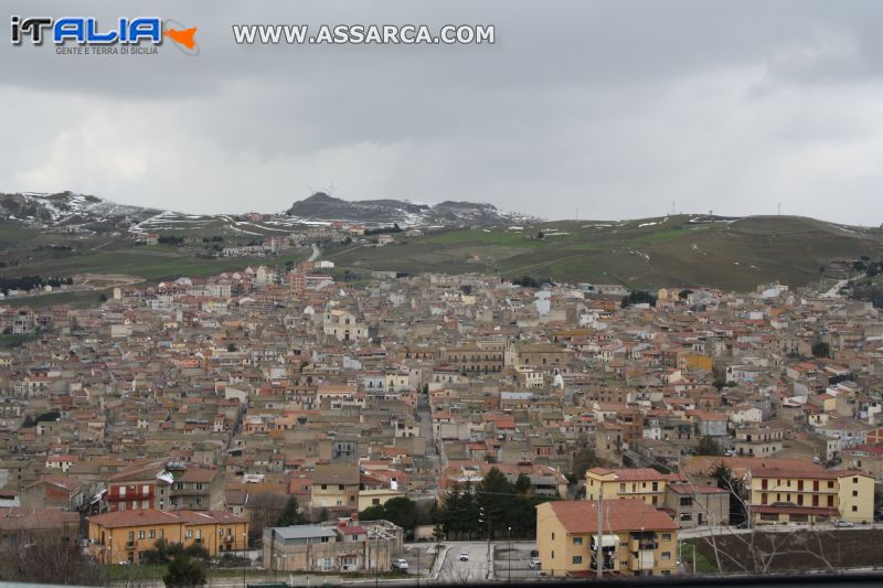 Panorama del comune di Valledolmo