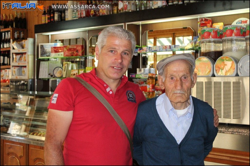 io con il 95 enne Giuseppe Dioguardi