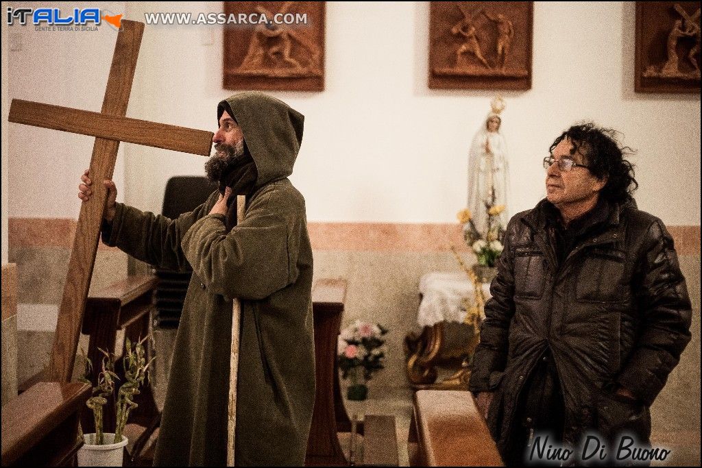 Biagio Conte visita la Chiesa Chianchitelli